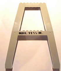 Lego Support Crane Stand Double with Black 'MAX. 11 1/3 M.' Pattern (Sticker) – Set 4514