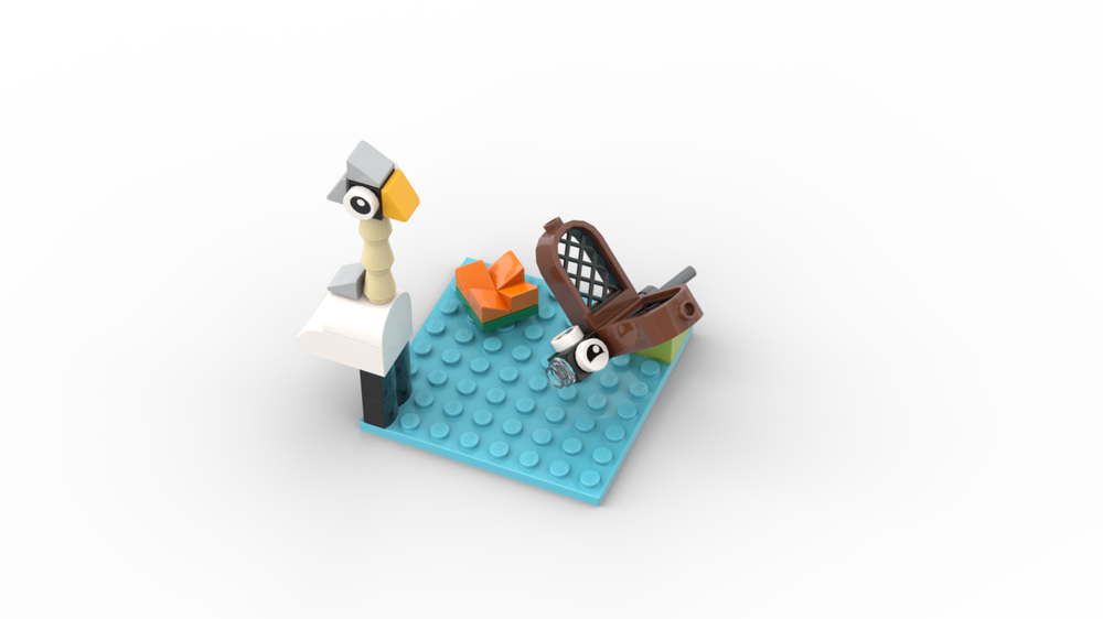 Lego 11015 Stork and dragonfly