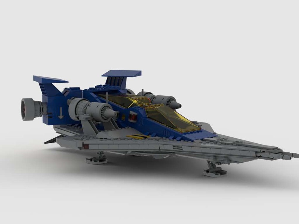 Lego 10497 underside detailed moc