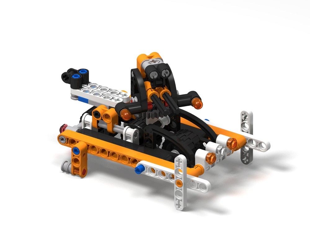 Lego MOC 42088 - Three wheeled Tank