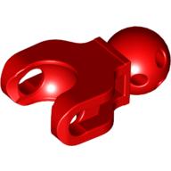 Lego Large Figure Skeletal, Limb with Ball Joint and Ball Socket, Short / Red