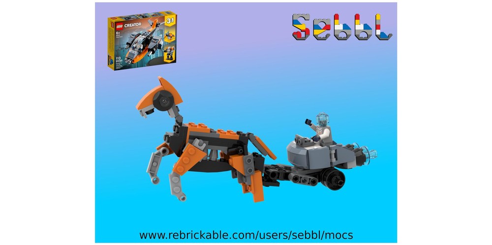 Lego 31111: Cyber Horse with Chariot