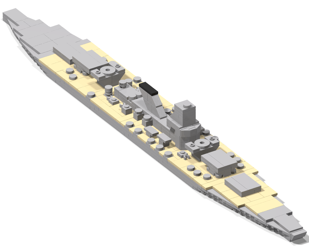 Lego 1:560 scale Satsuma class battleship(WOWS)