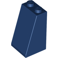 Lego Brick Sloped 75° 2 x 2 x 3 [Solid Studs] / Dark Blue