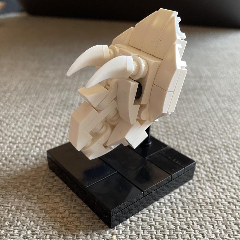 Lego Triceratops Skull exhibition