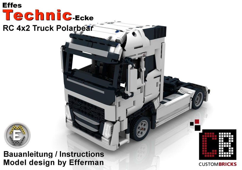 Lego Custom RC 4x2 Truck - Polarbear