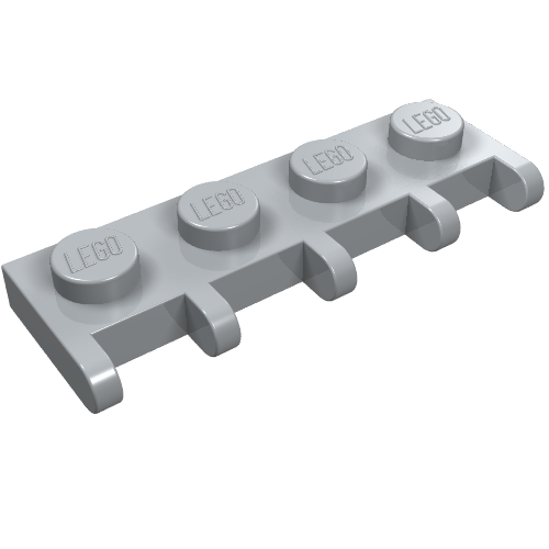 Lego Hinge Vehicle Roof Holder 1 x 4 / Light Bluish Gray