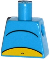 Lego Torso Simpsons Yellow Stomach Pattern