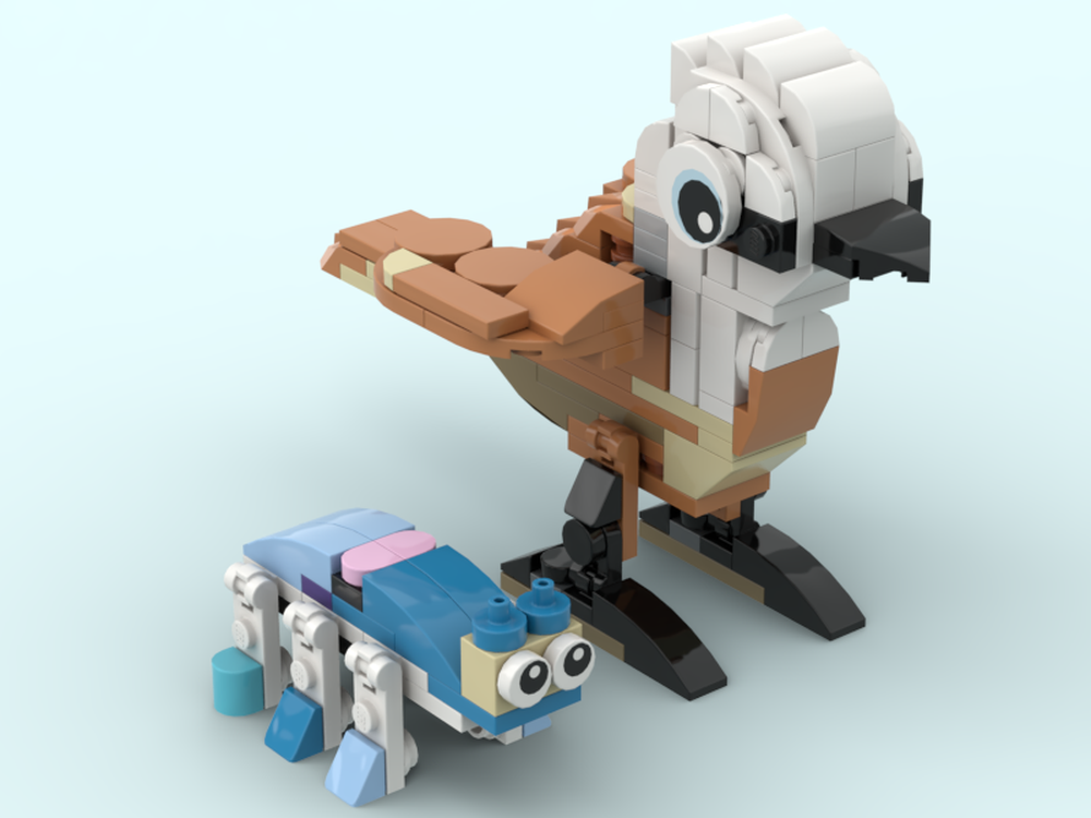 Lego 31137 White-Crested Laughingthrush