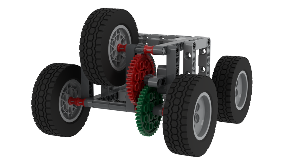 Lego Flywheel Car