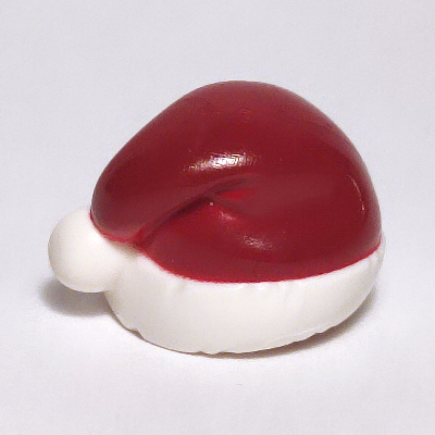 Lego Santa Hat with Dark Red Top Print