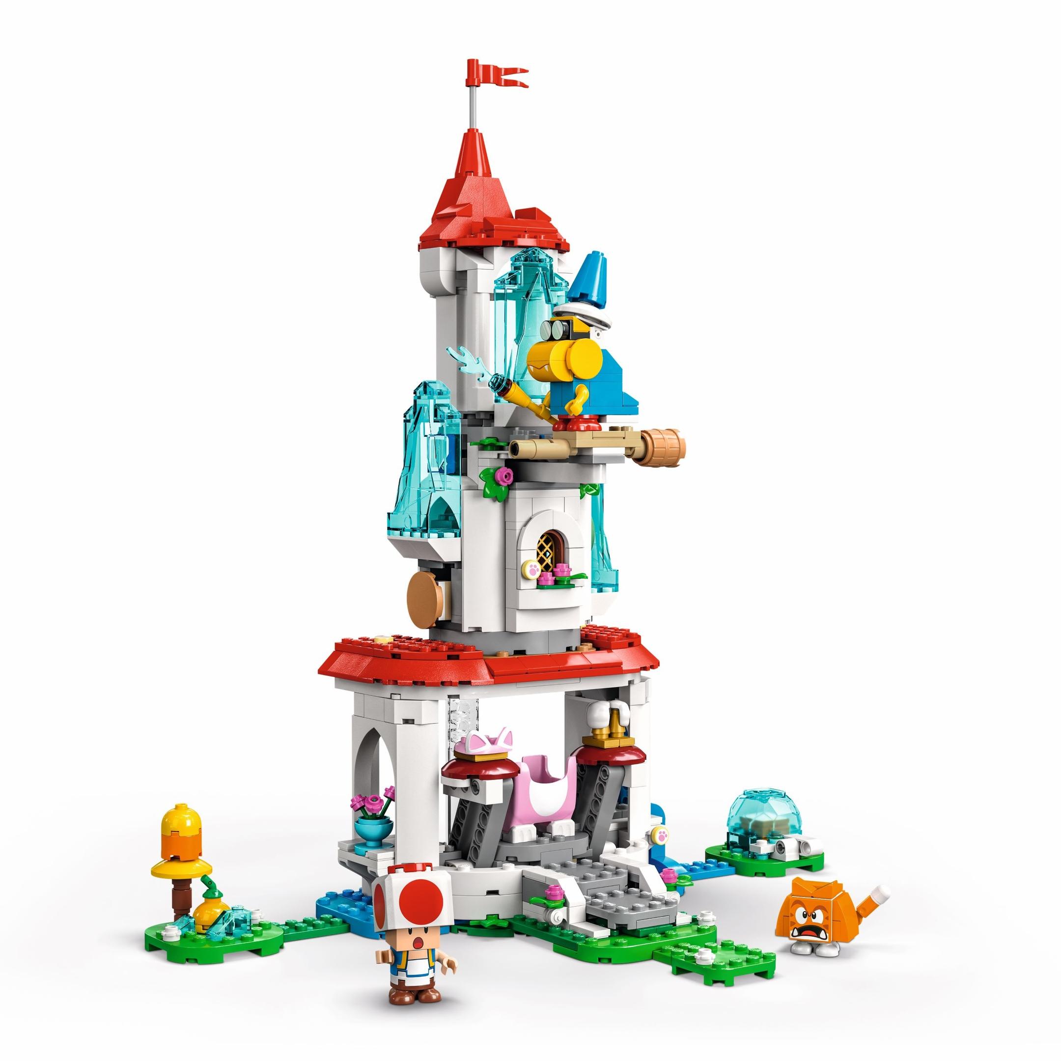 Lego Cat Peach Suit and Frozen Tower Expansion Set