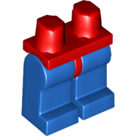 Lego Hips and Blue Legs / Red
