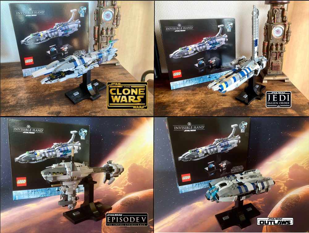 Lego Invisible Hand Rebuild 4 Pack