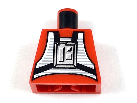 Lego Torso SW Rebel Pilot Pattern / Red