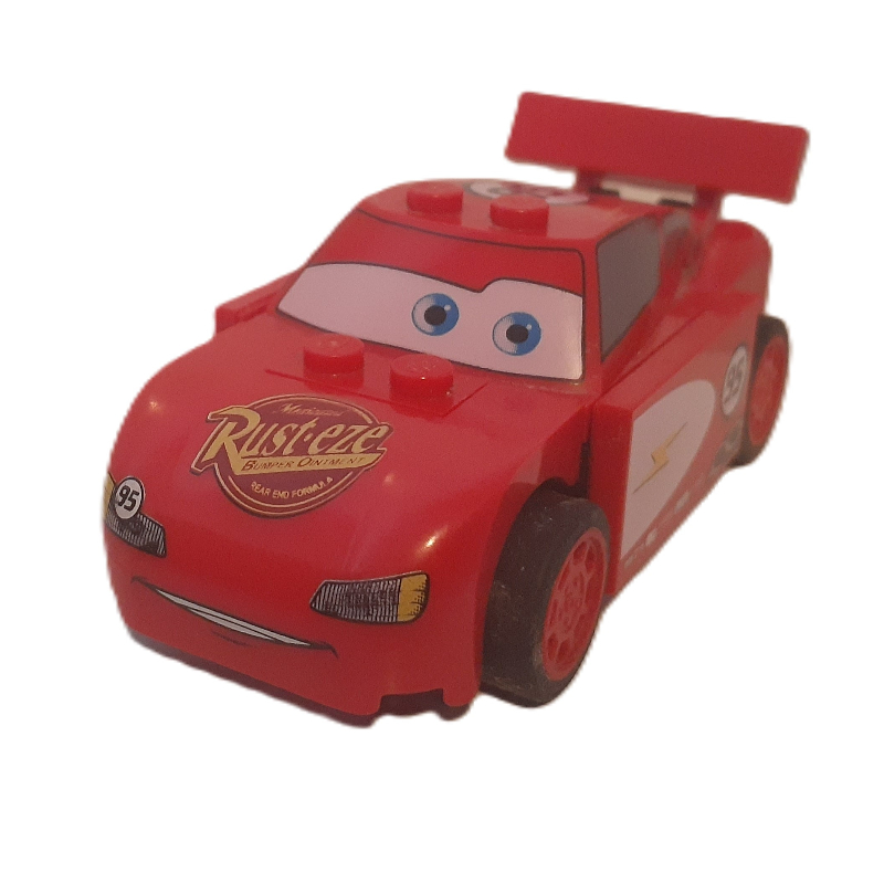 Lego Lightning McQueen, White Sides (DBG 3710)