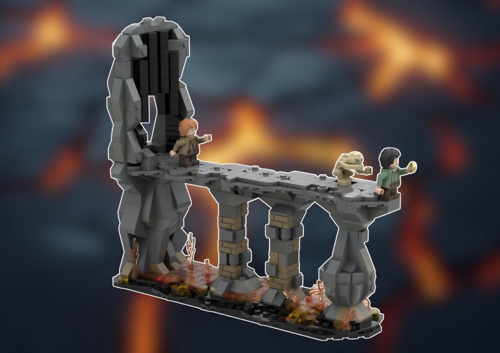 Lego FRODO & SAM : MOUNT DOOM