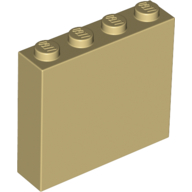 Lego Brick 1 x 4 x 3 / Tan