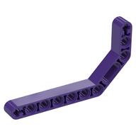 Lego Technic Beam 1 x 11.5 Double Bent Thick / Dark Purple