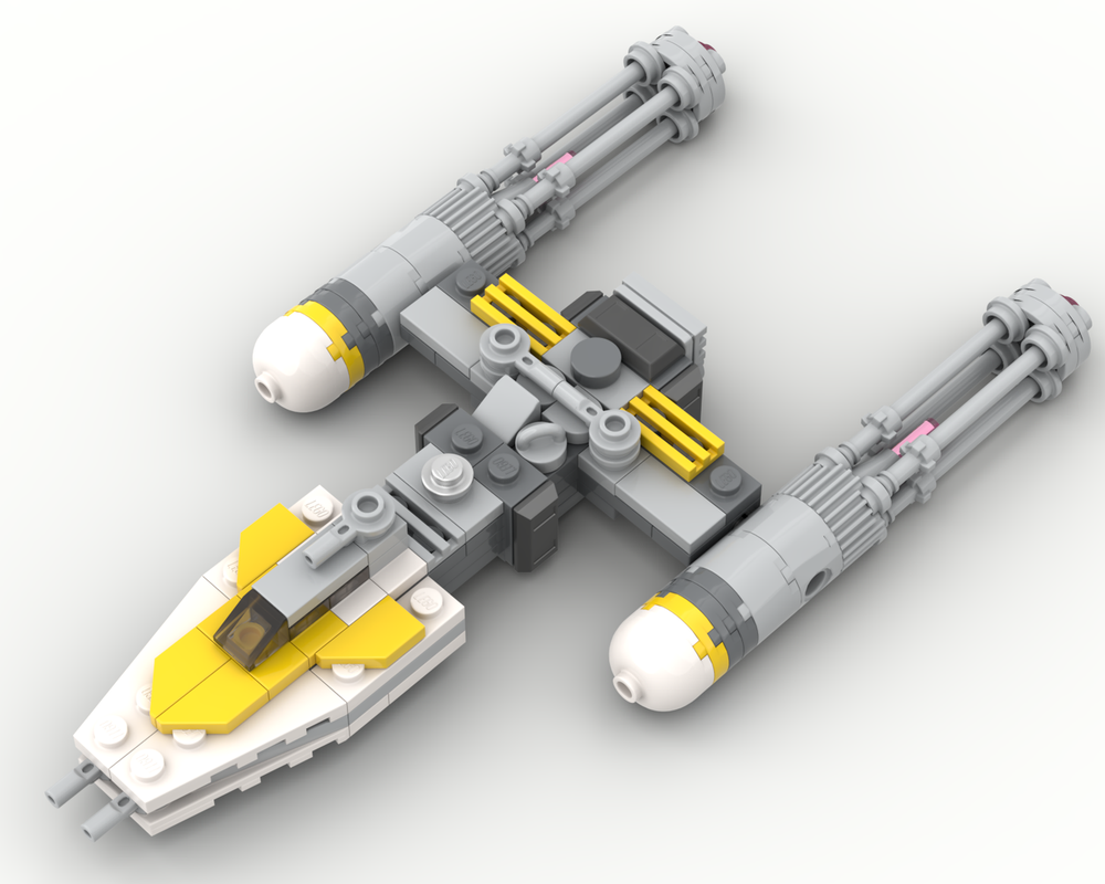 Lego Rebel Y Wing MIDI scale