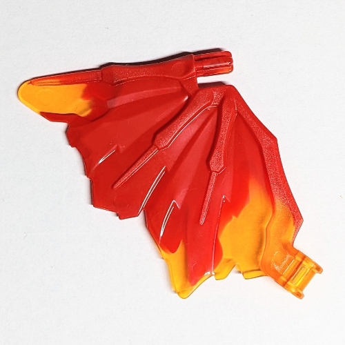 Lego Creature Body Part, Dragon Wing 9 x 6 with Marbled Red Pattern
