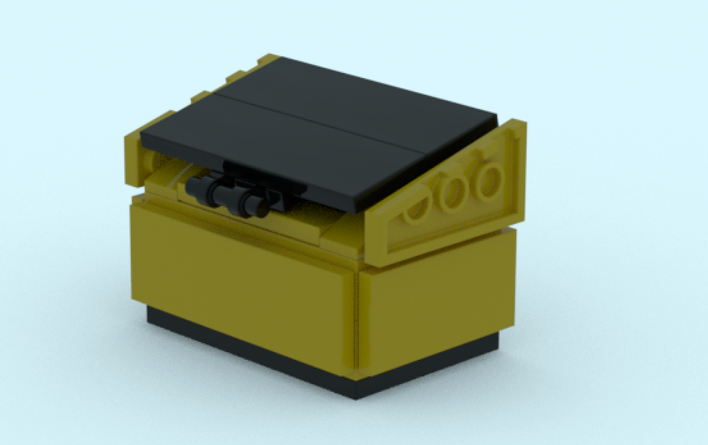 Lego Yellow Dumpster