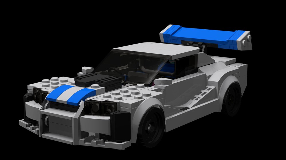 Lego (76917) Nissan Skyline GT-R R34 with a Widebody Kit