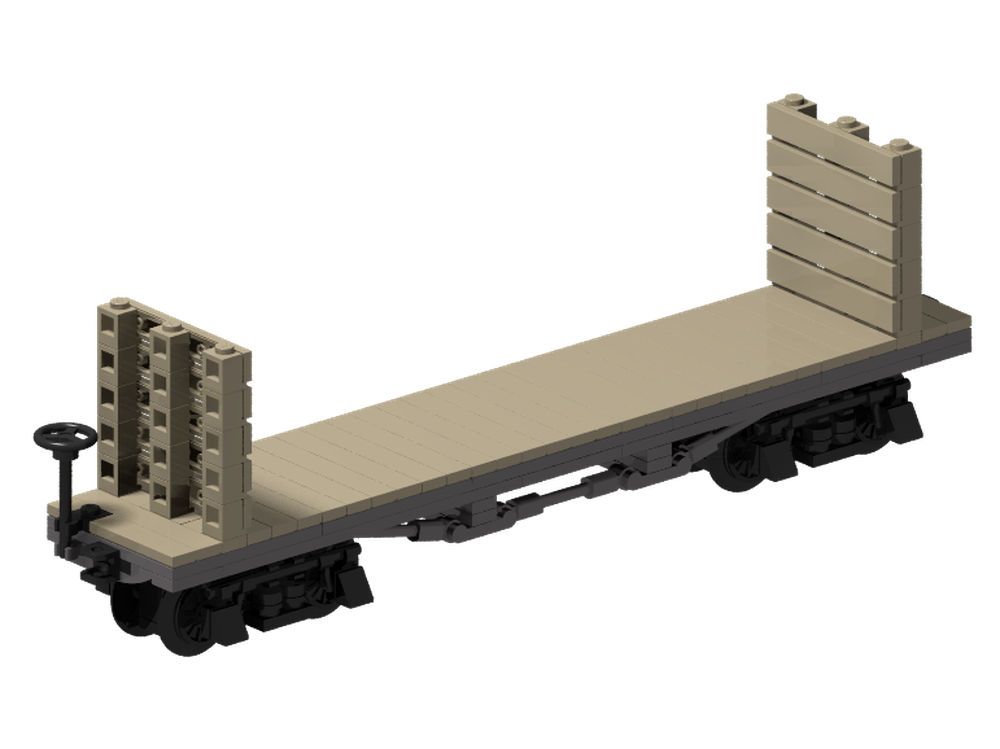 Lego Narrow Gauge Bulkhead Flatcar
