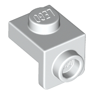 Lego Bracket 1 x 1 - 1 x 1 / White