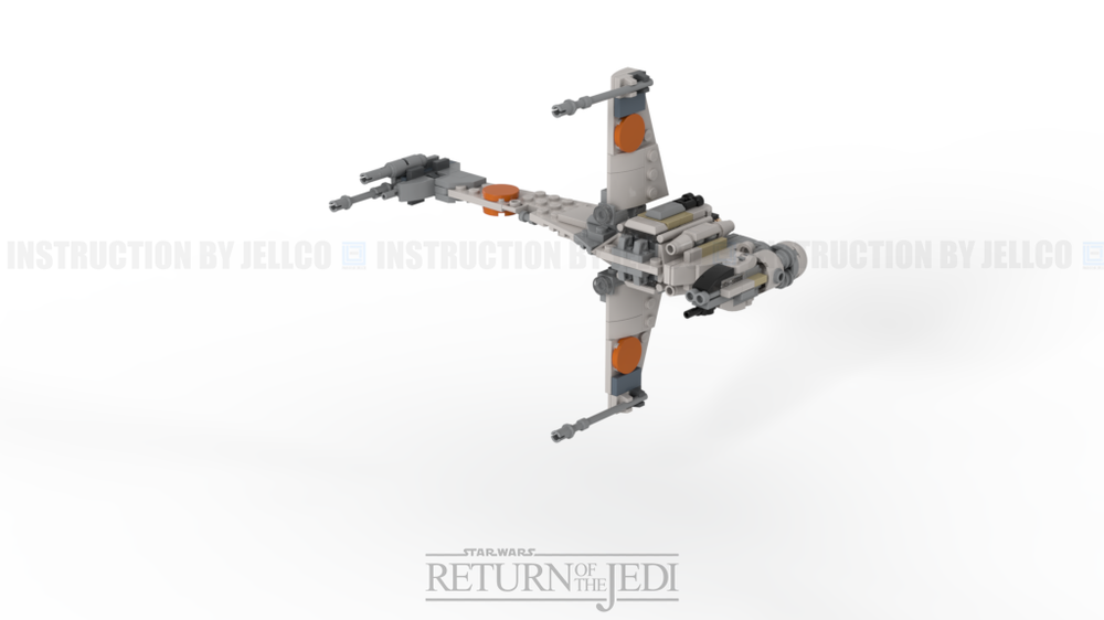 Lego Mini Size A/SF-01 B-wing Starfighter : V220119