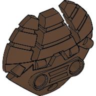 Lego Large Figure Shield 5 x 5 with Triple Blasters / Brown