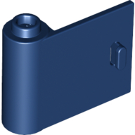 Lego Door 1 x 3 x 2 Left - Open Between Top and Bottom Hinge / Dark Blue