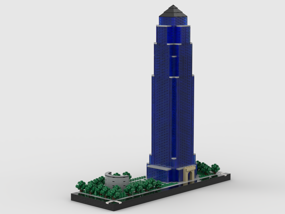Lego Williams Tower at 1/650th Scale