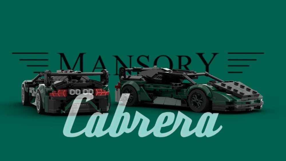Lego S.C. MOC - Mansory Cabrera (Lamborghini Aventador SVJ custom)