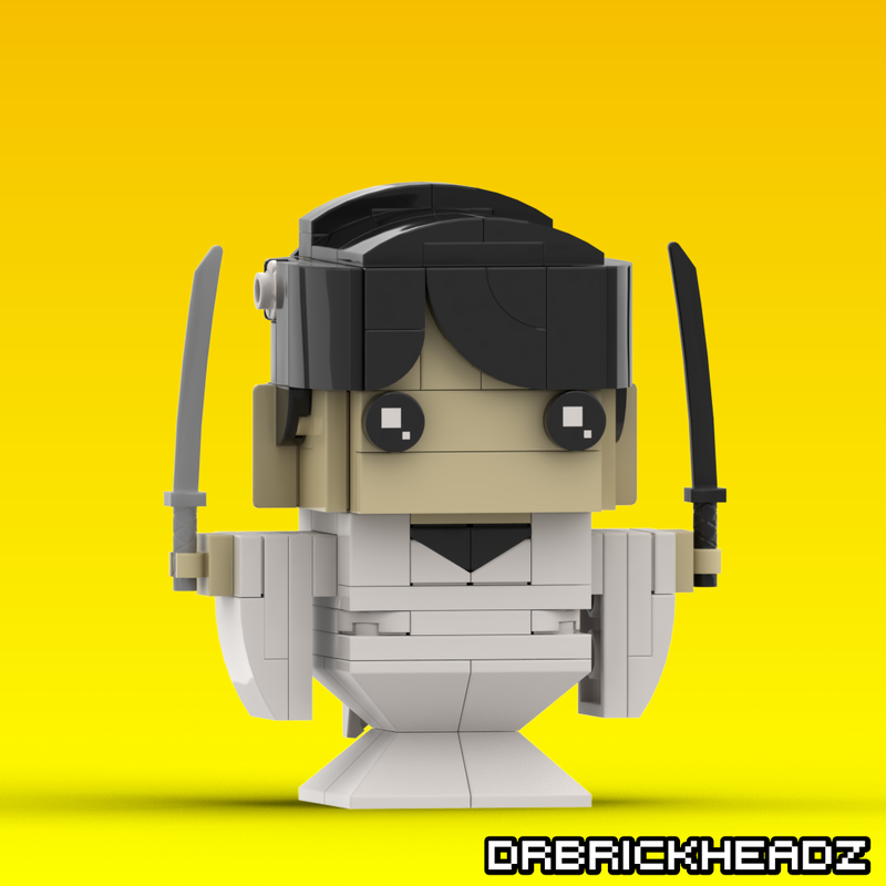 Lego O-Ren Ishii (Kill Bill) Custom Brickheadz