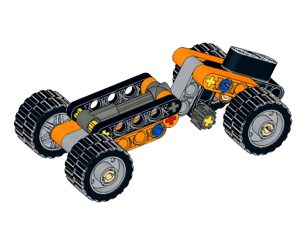 Lego Old Racing Car