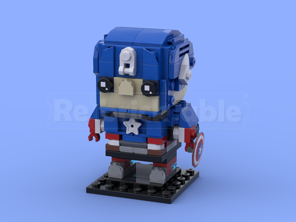 Lego Marvel Rivals- Captain America Brickheadz