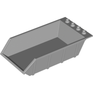 Lego Tipper Bed 4 x 6, Open Studs / Light Bluish Gray