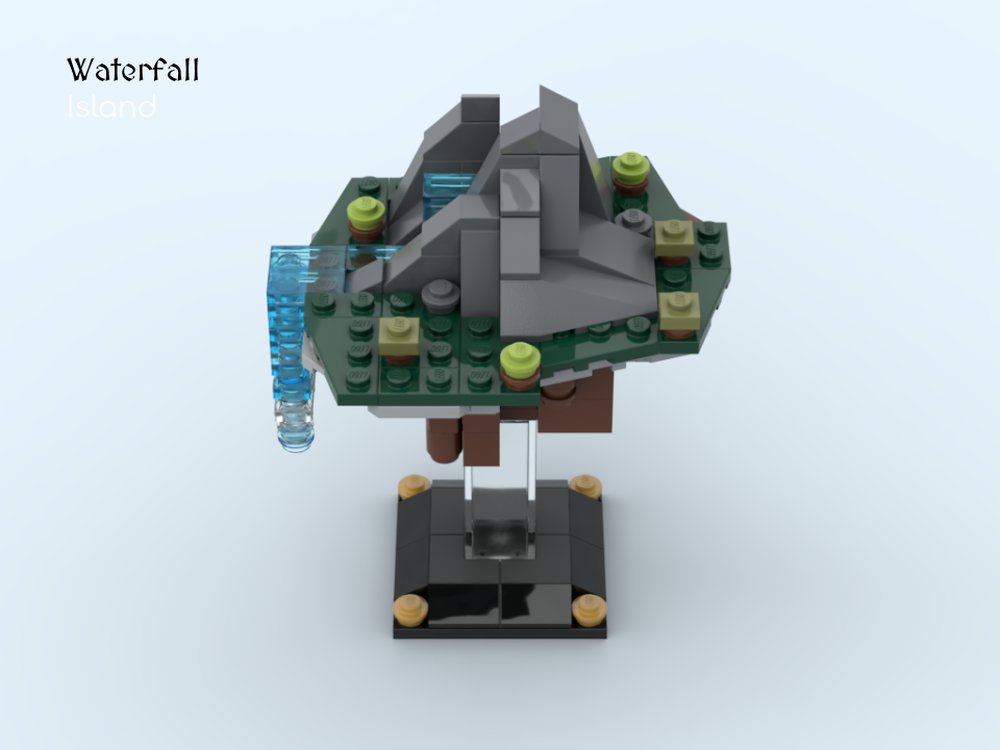Lego Waterfall Island
