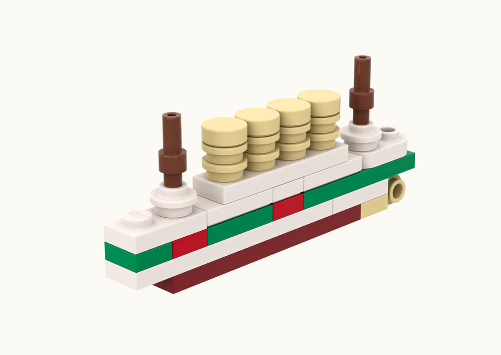 Lego Micro HMHS Britannic - Advent Calendar Day 8