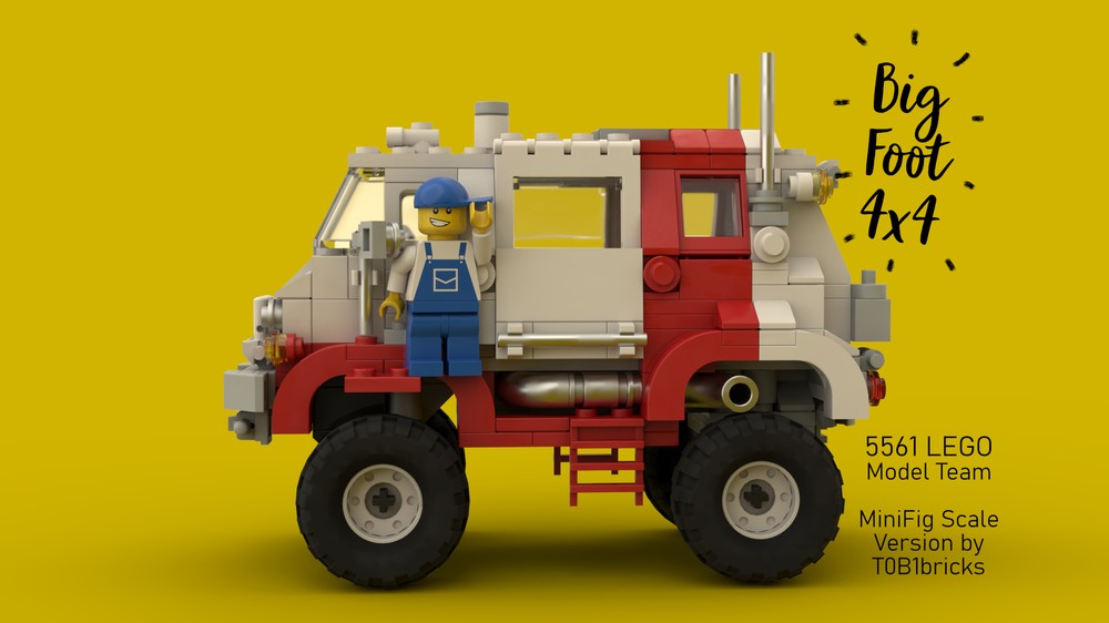 Lego Big Foot 4x4 5561 - 6-Stud-Version / Minifig-Scale