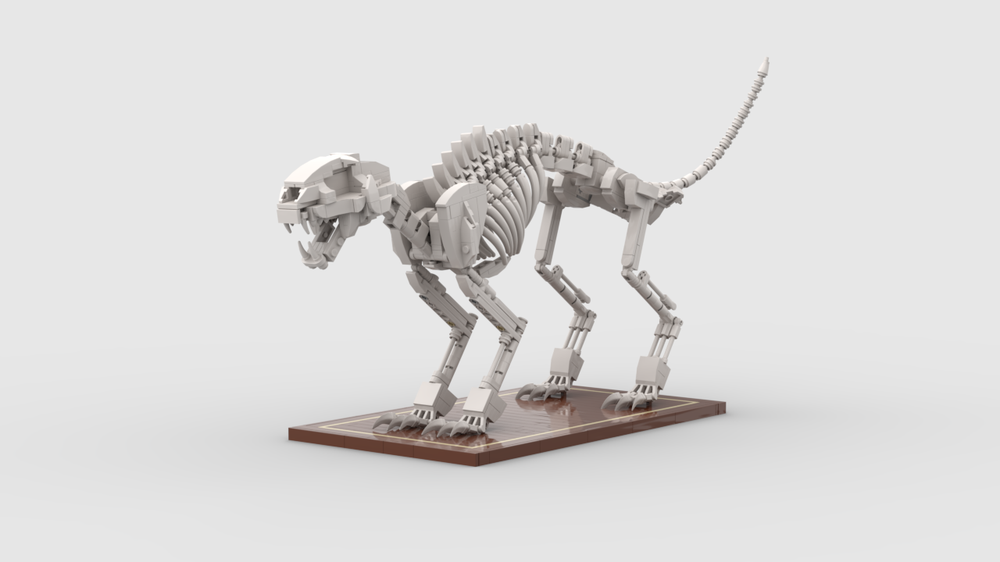 Lego Cat Skeleton