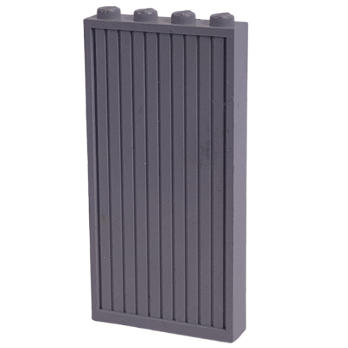 Lego Modulex Door Panel 1 x 4 x 8 Ridged with Lego on Studs