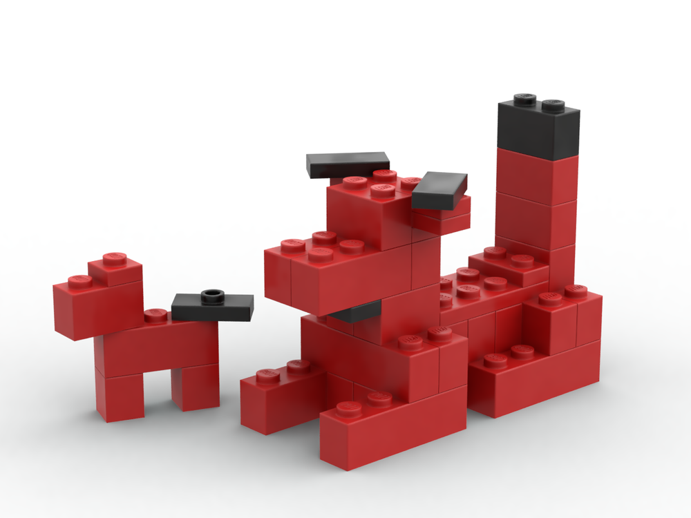 Lego 379 Dog with puppy