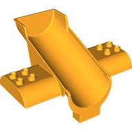 Lego Duplo Slide 8 x 10 x 5 with 2 x 2 Studs on Both Sides / Bright Light Orange