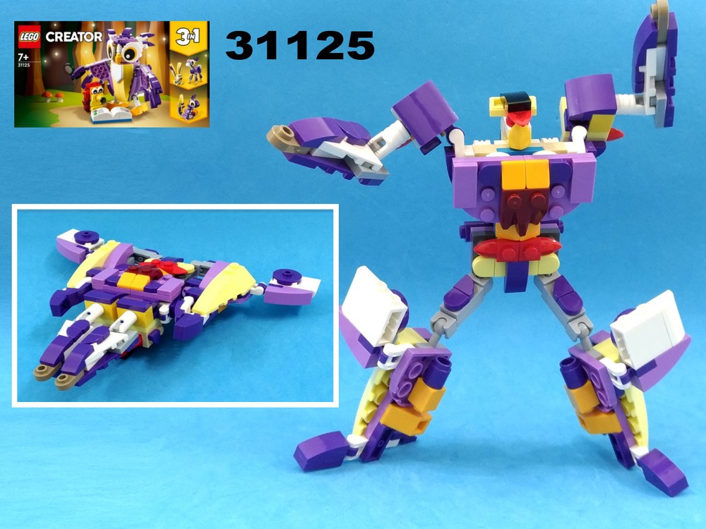 Lego Transformer Space Cruiser from LEGO Creator set 31125: Fantasy Forest Creatures