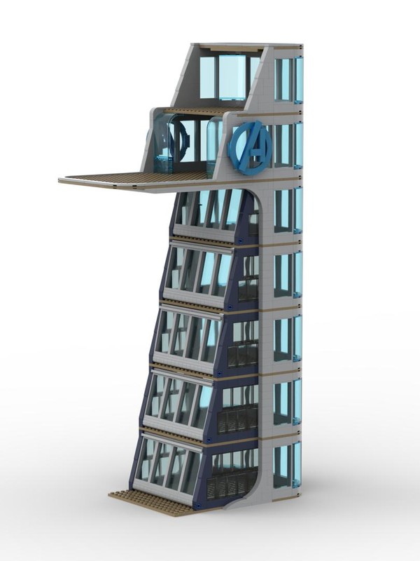 Lego Avengers Tower - 76166 colors