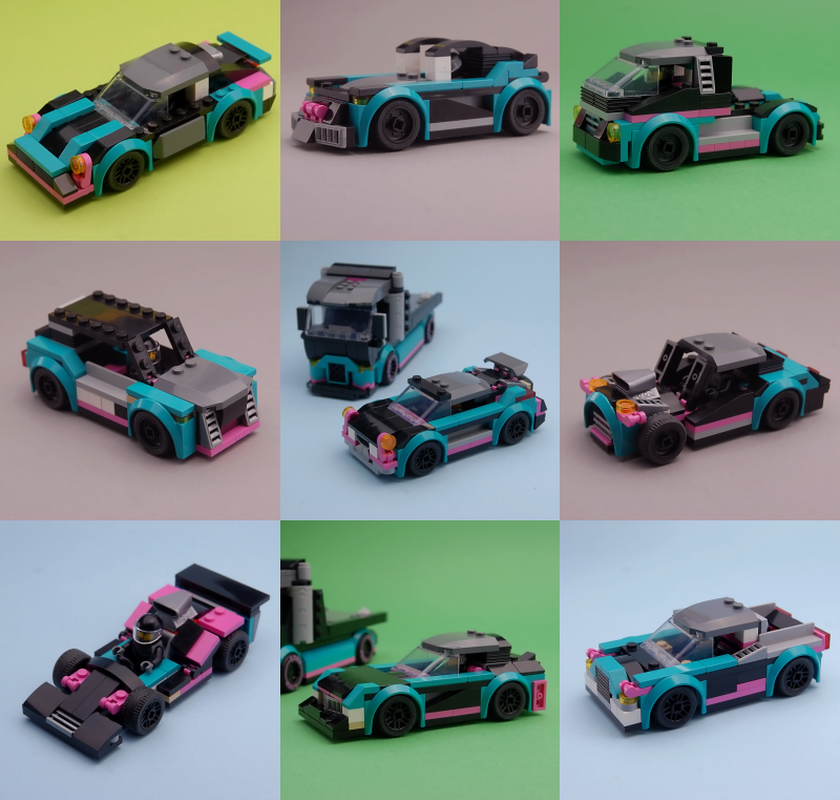 Lego 60406 Race Car Rebuild Models
