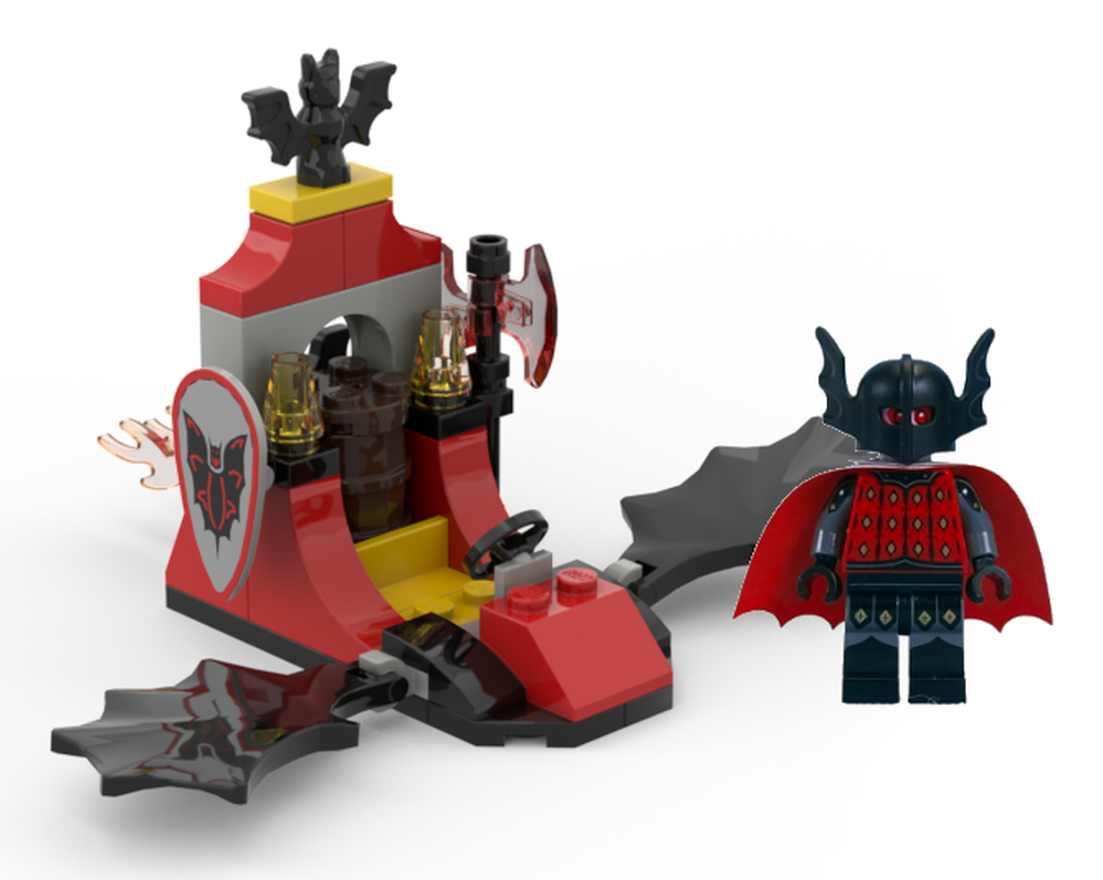 Lego Fright knights soap box racer #5 for Batlord or Vampire Knight
