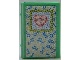 Lego Minifigure, Utensil Book 2 x 3 with Heart and Keys Diary Pattern (Stickers) - Set 3270 / Medium Green